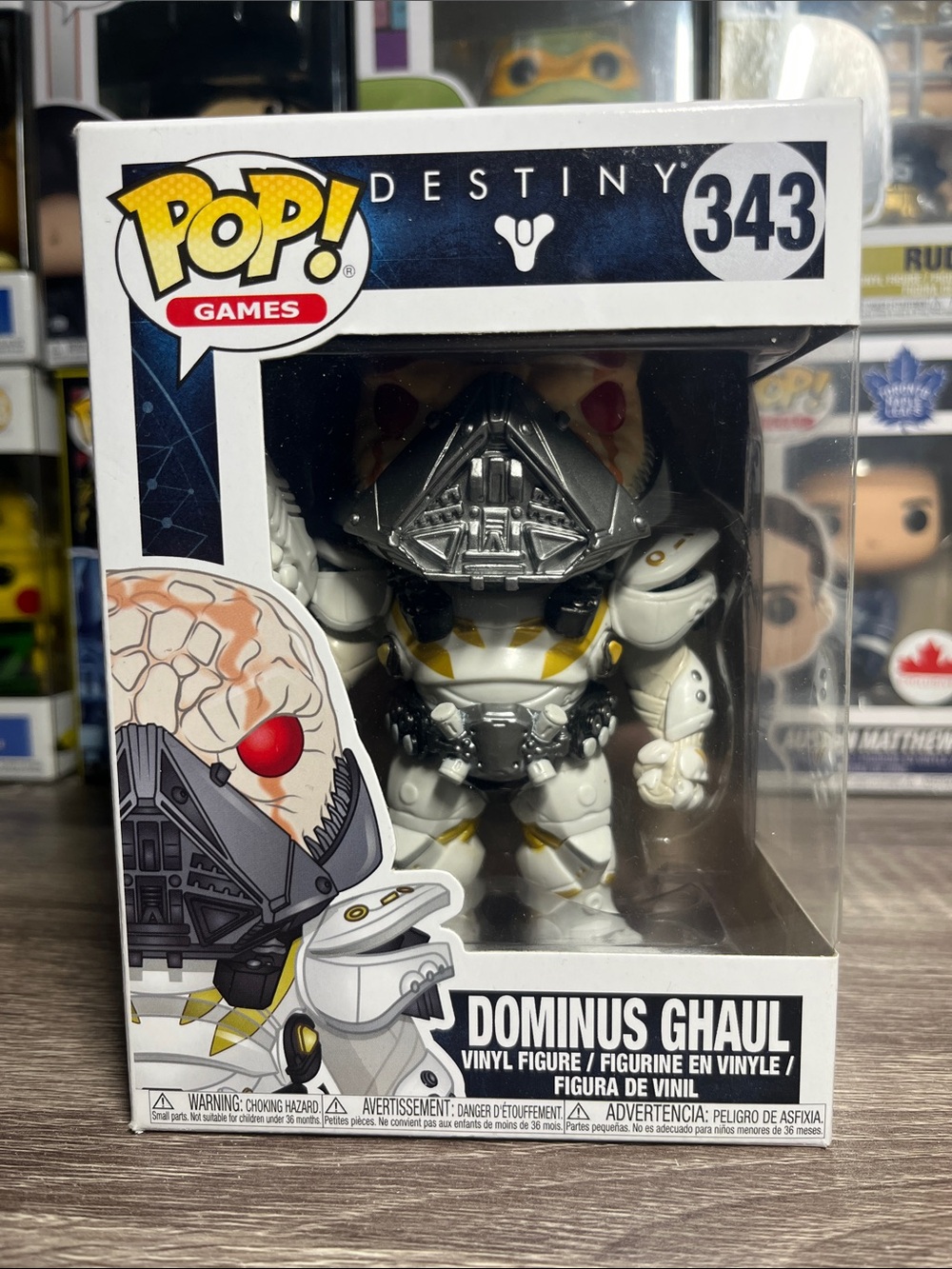 Funko Pop! Destiny Dominus Ghaul Vinyl Figure - White, Black, Gold